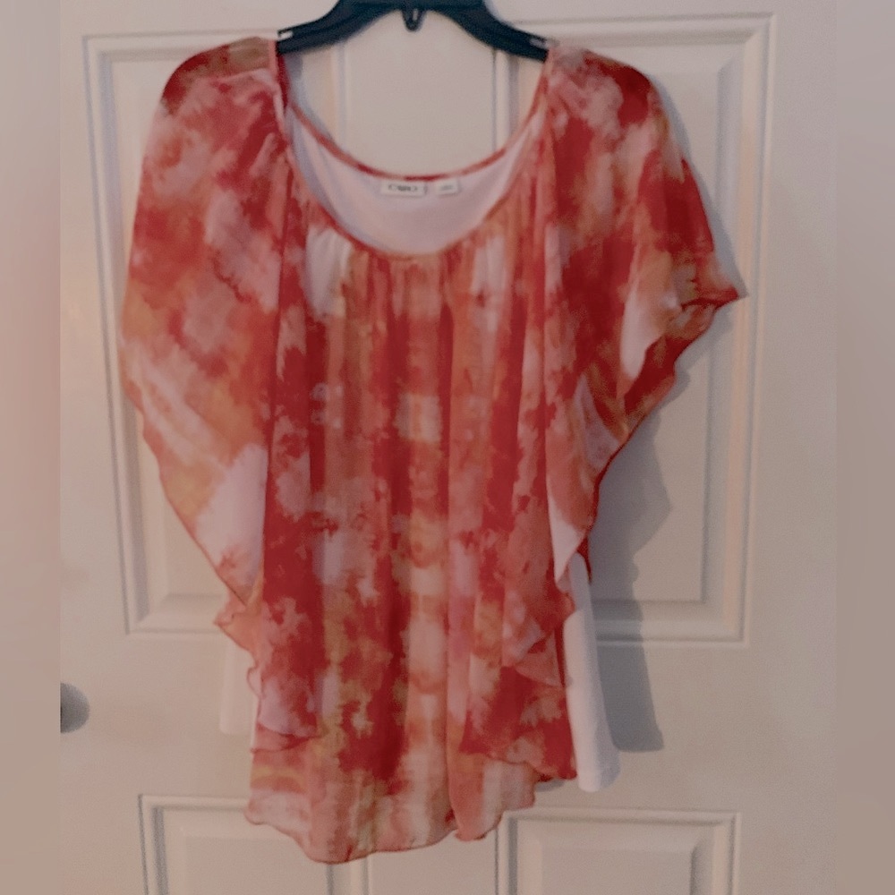 Cato’s Fashion top chiffon with tank attachment